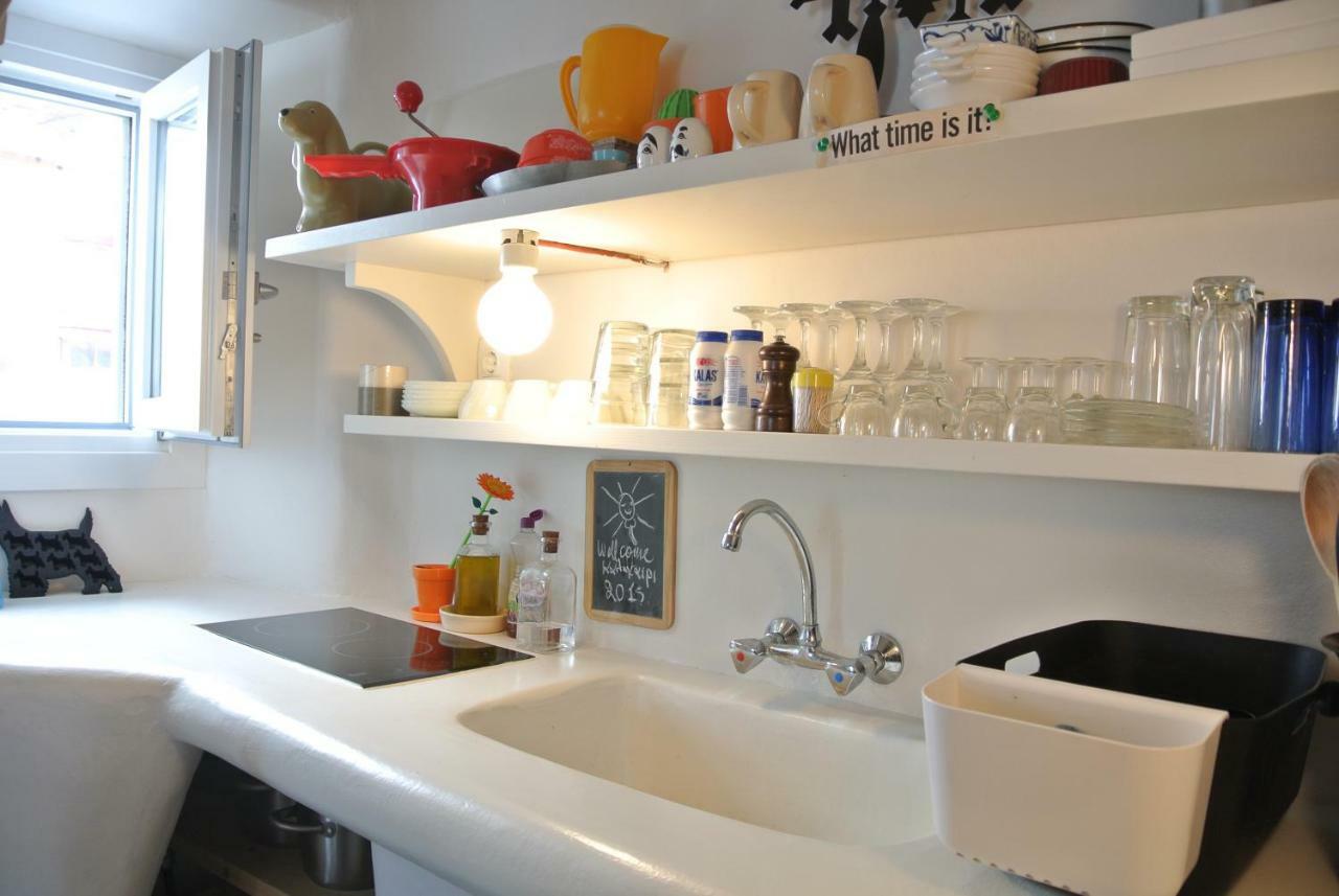 Вилла Eclectic & Artistic House In Mykonos Town Экстерьер фото