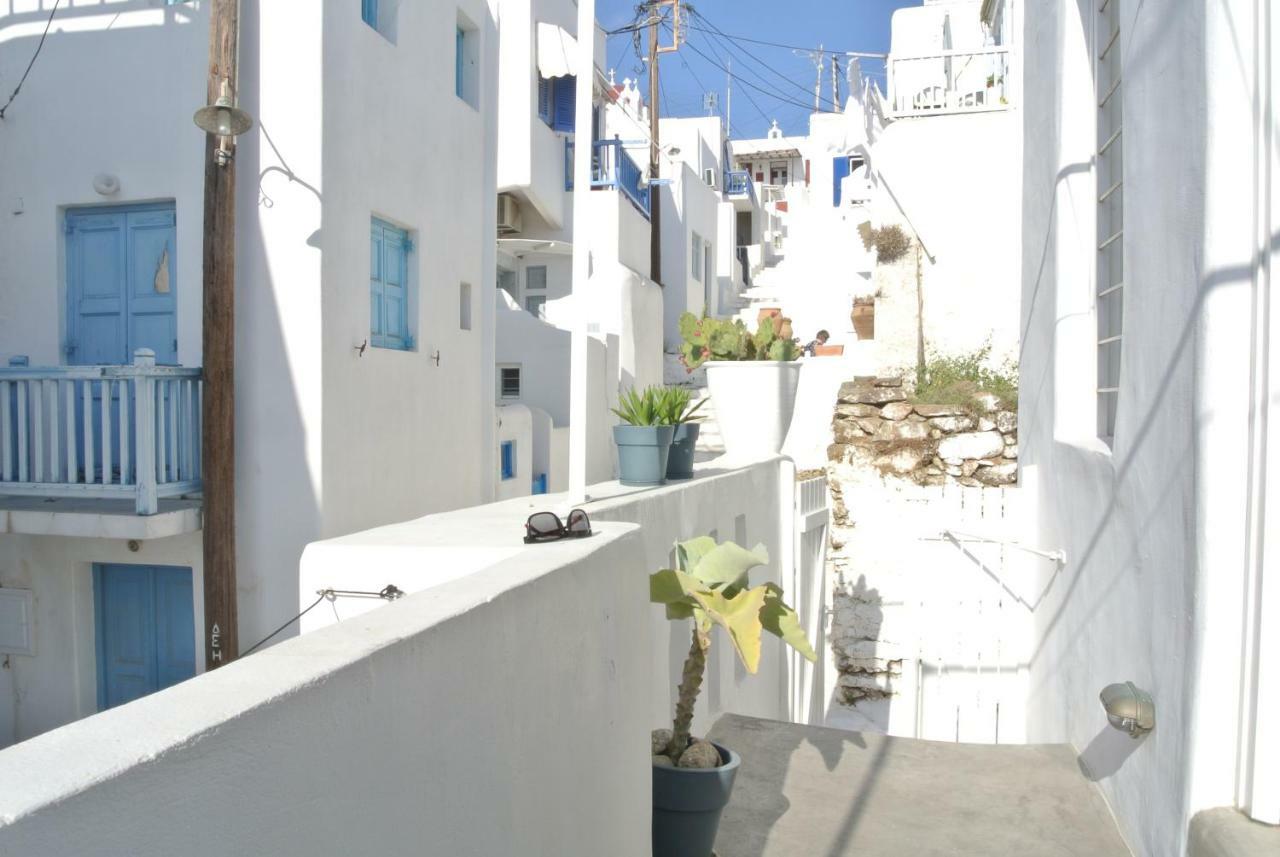 Вилла Eclectic & Artistic House In Mykonos Town Экстерьер фото