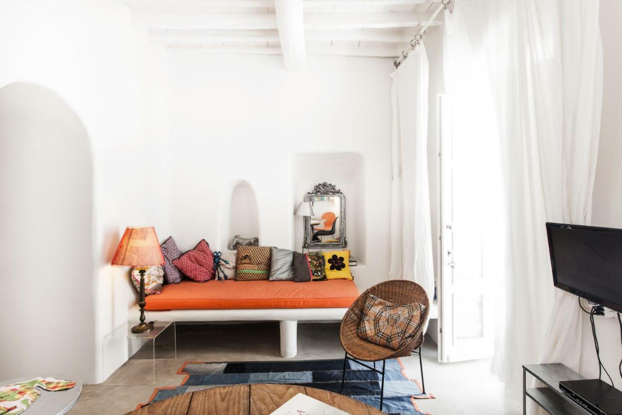 Вилла Eclectic & Artistic House In Mykonos Town Экстерьер фото